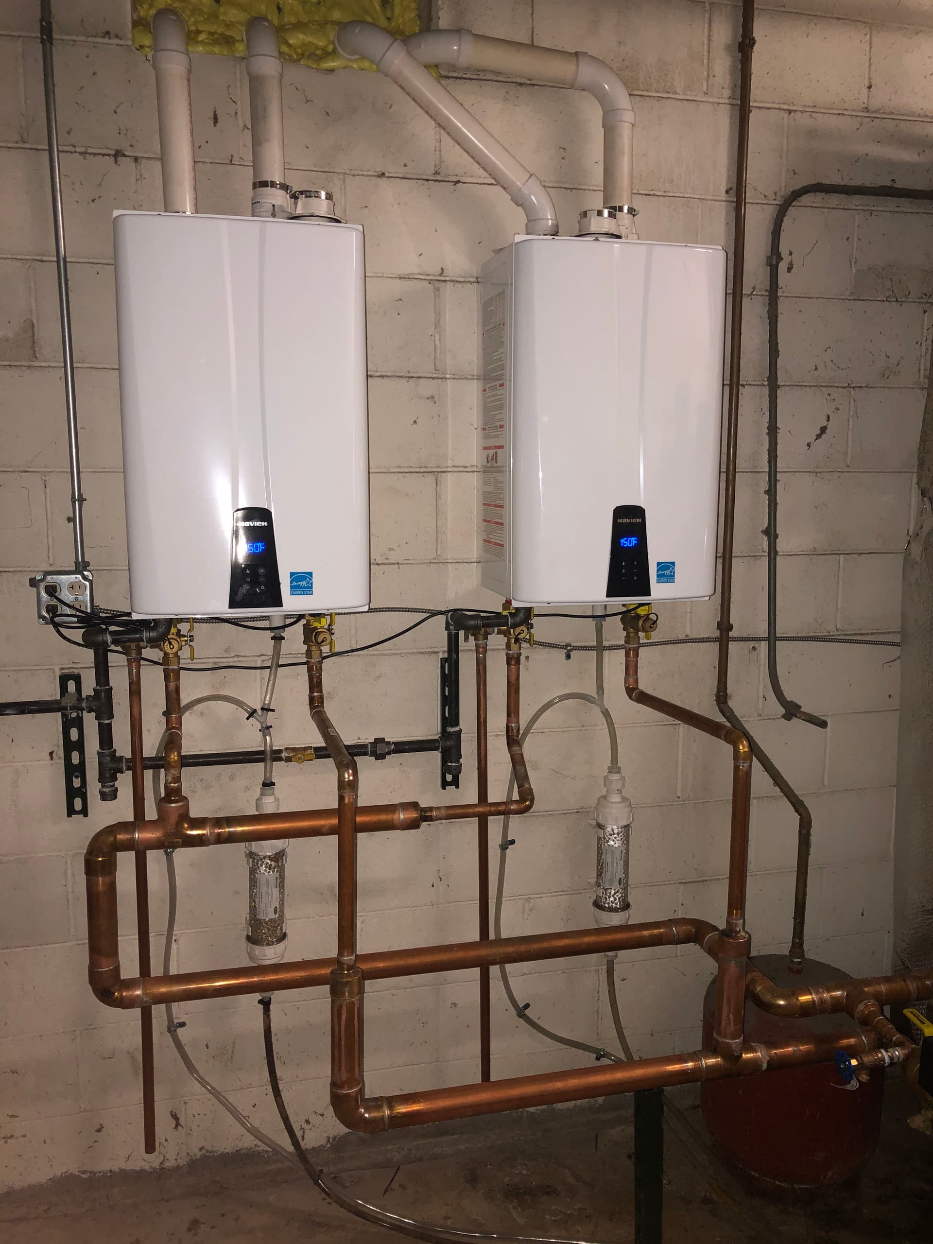 Dual Tankless Water Heater Install for a Laundromat image
