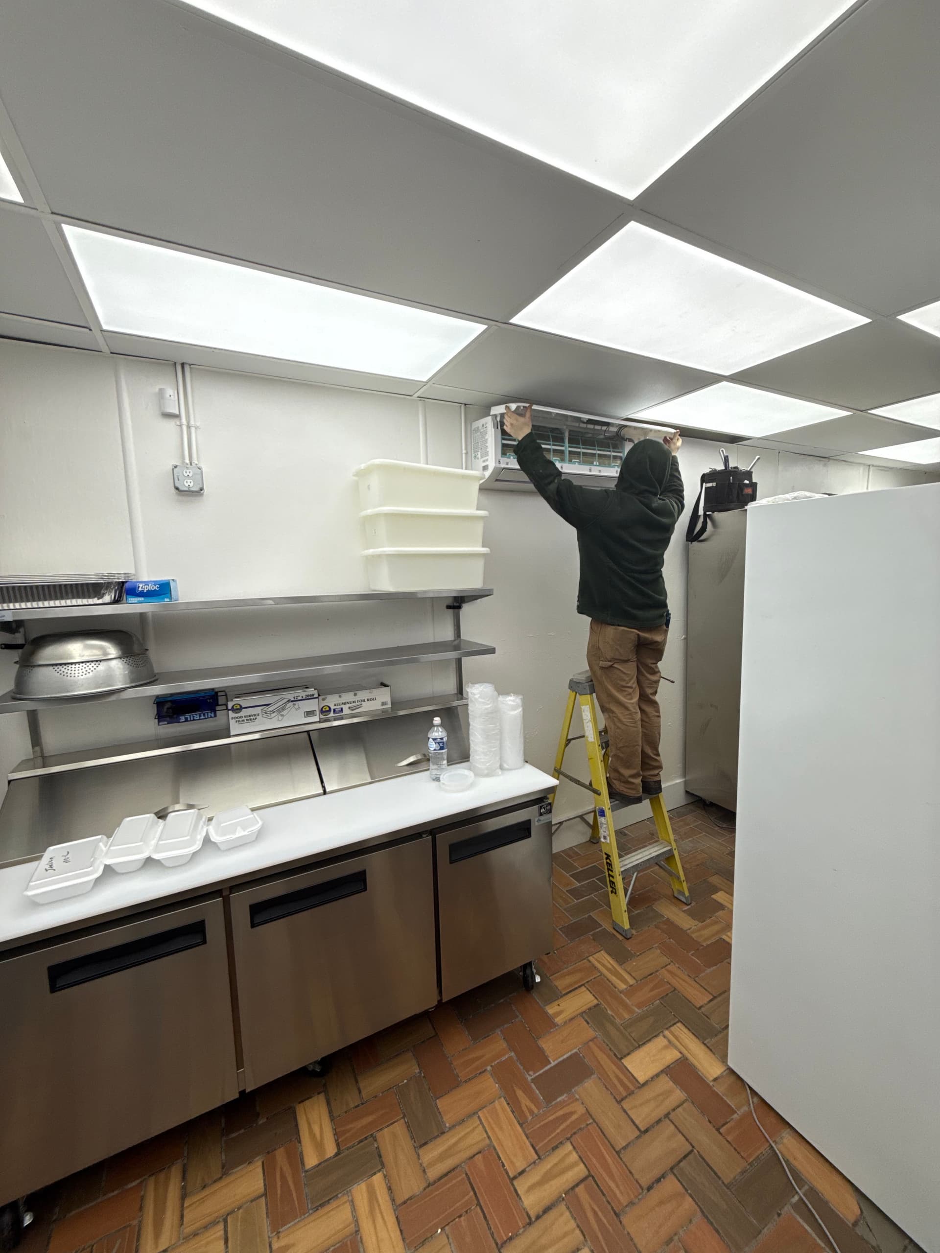 Commercial Mini Split Installation at a Kenosha Restaurant and Deli image